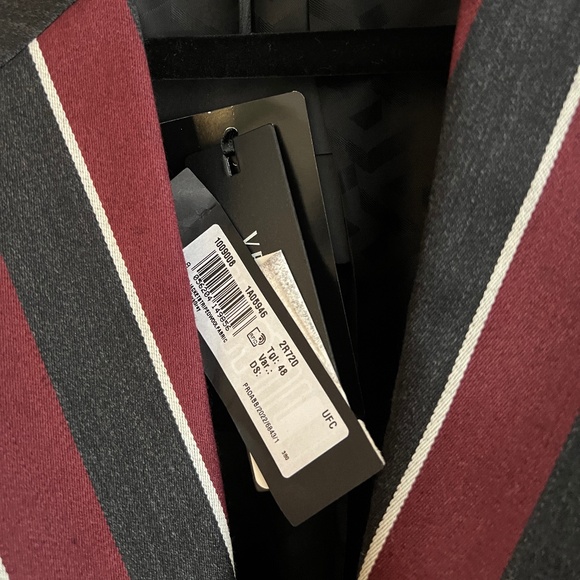 new VERSACE  RUNWAY WOOL SUIT 23ss  blazer pants sz48 US38 - Picture 7 of 16